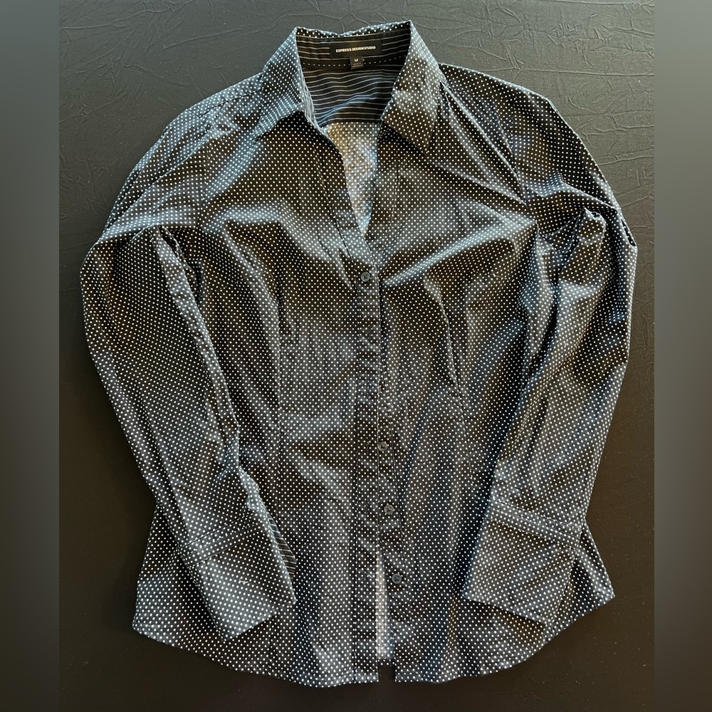 Express Long Sleeve Fitted Button Down